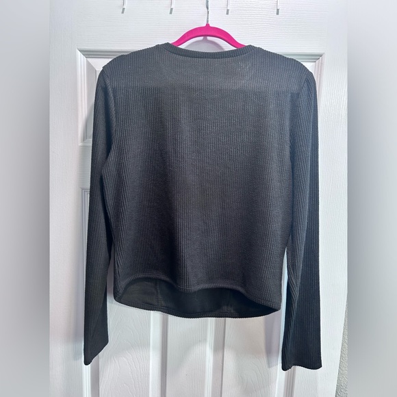 NWOT No Boundaries Black Ribbed Top Size XXL - Picture 3 of 5